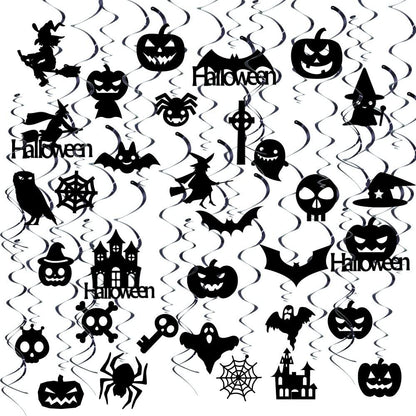 39 Pcs Halloween Hanging Swirls for Halloween Party Supplies Decorations